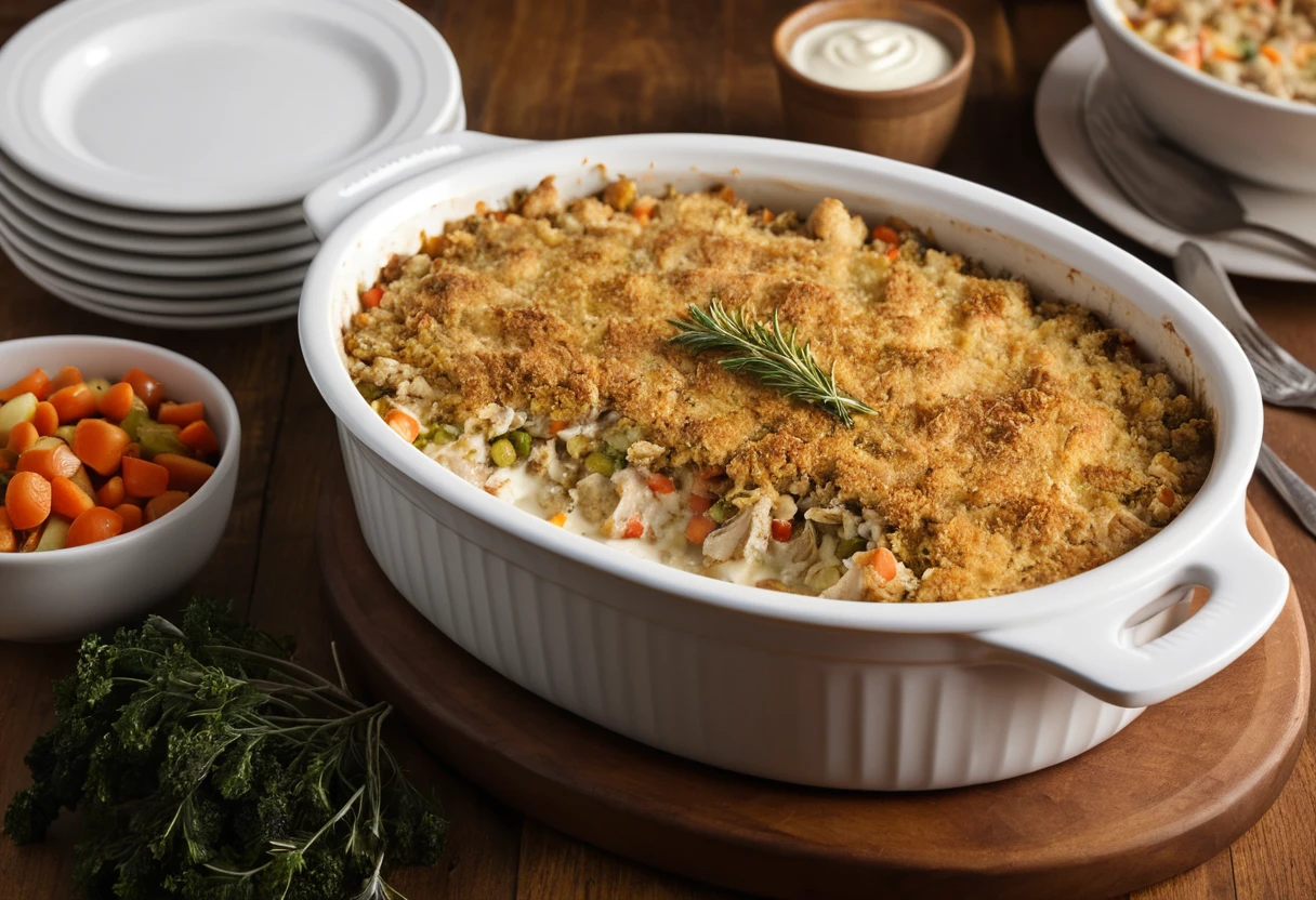 Irresistible Chicken and Stuffing Casserole Recipe