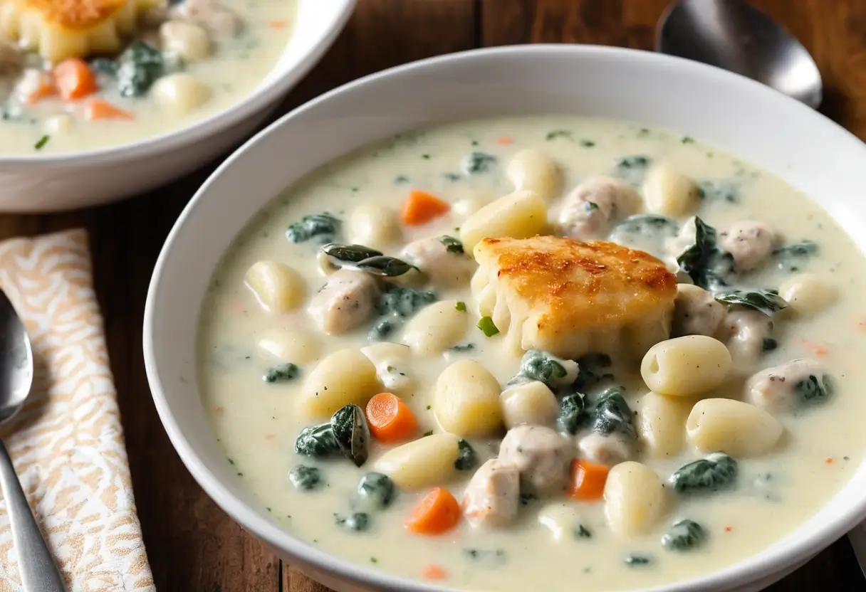 Olive Garden Chicken Gnocchi Soup