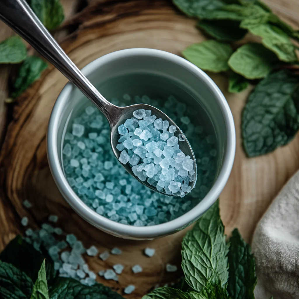 How to mix the blue salt trick recipe