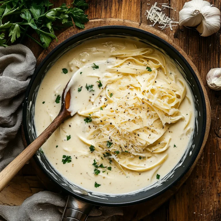 Olive Garden Alfredo Sauce Recipe in pan