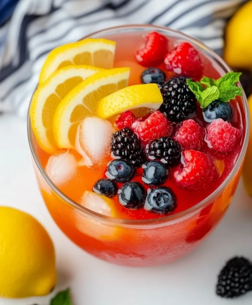 Easy Homemade Berry Lemonade Recipe