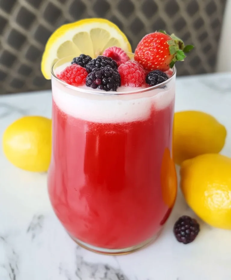 Easy Homemade Berry Lemonade Recipe