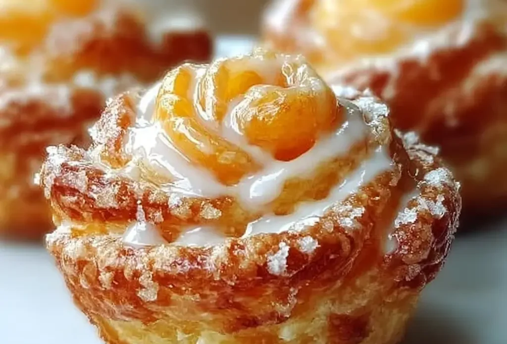 Peach Pie Cruffins