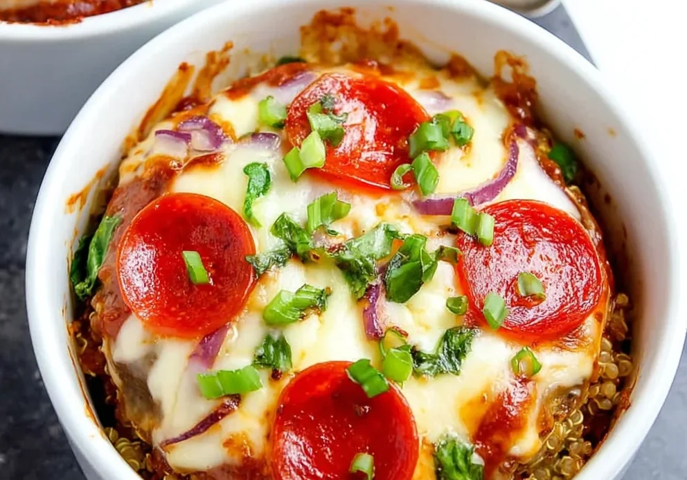 Easy Quinoa Pizza Bowls