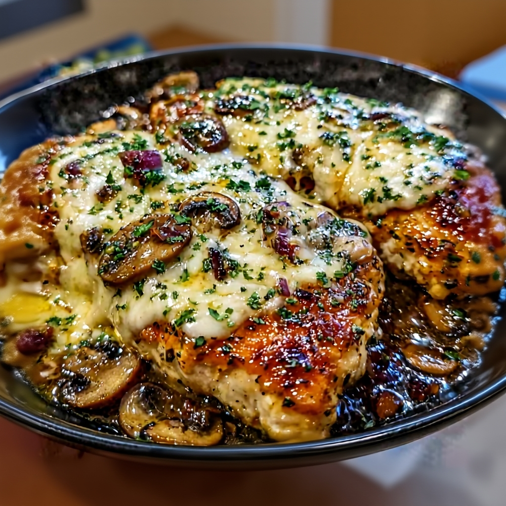 Texas-Style Smothered Chicken Finished Dish