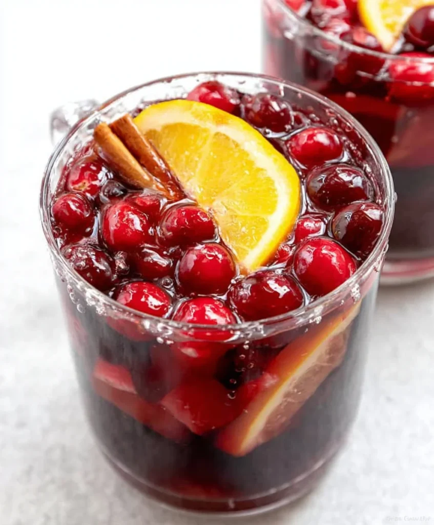 Sparkling Cranberry Orange Sangria