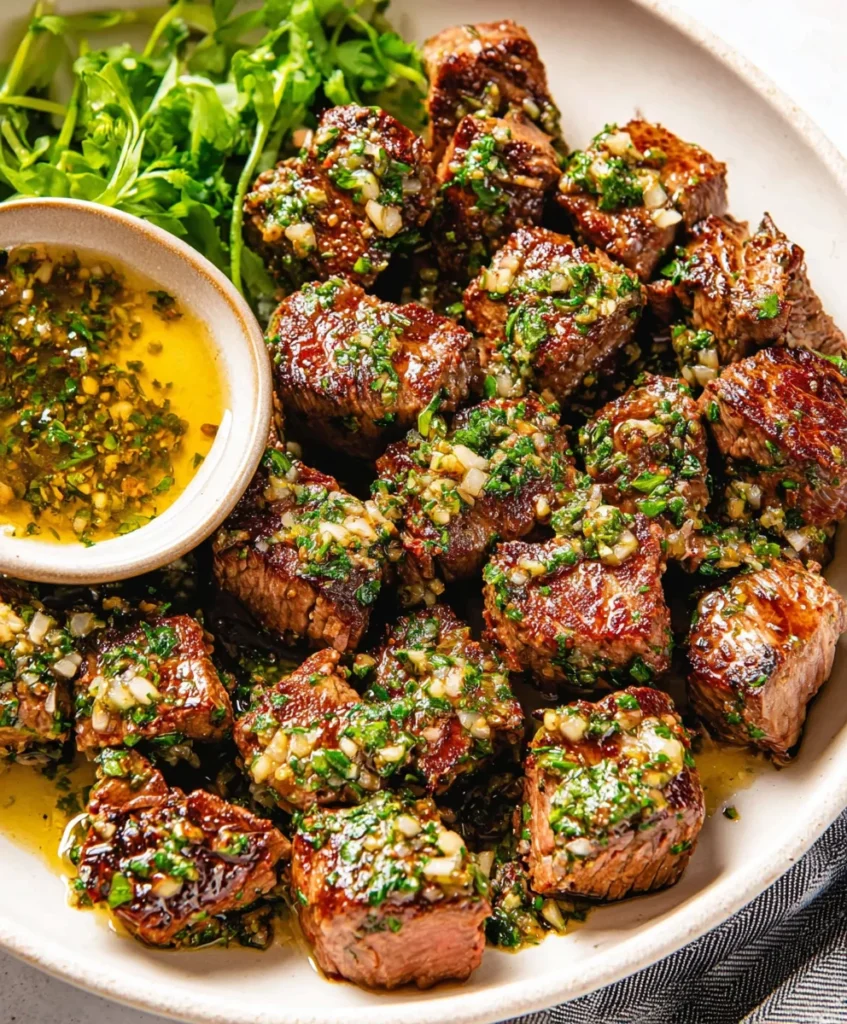 Cauliflower Steaks with Hummus and Gremolata