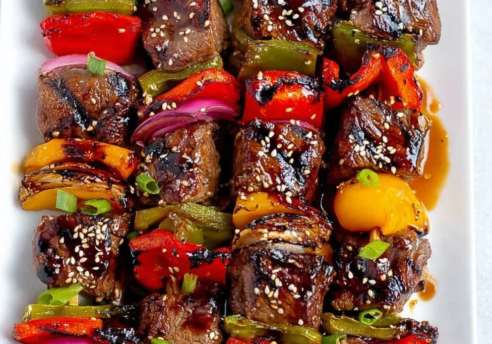 Korean Steak Kabobs