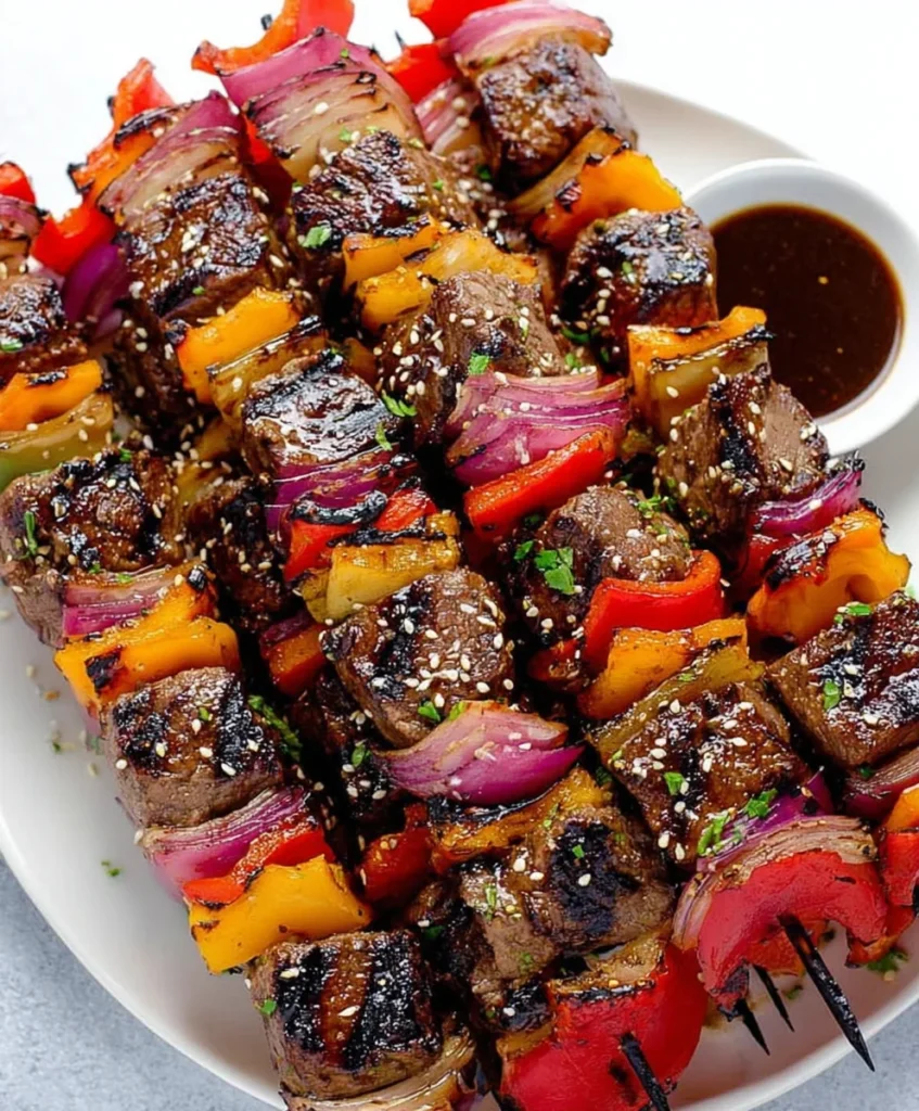 Korean Steak Kabobs