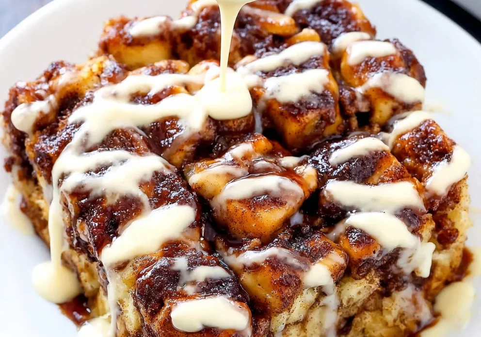 Overnight Cinnamon Roll Casserole