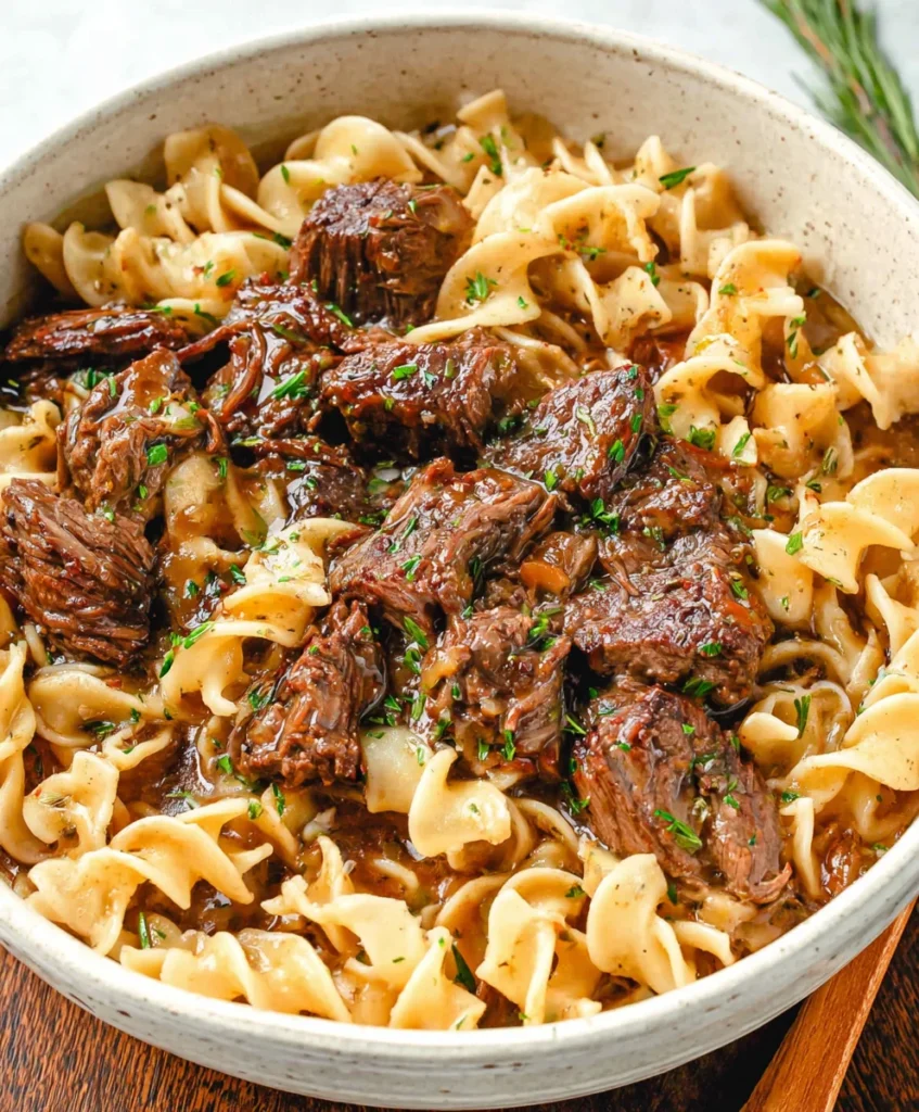 Grandma’s Beef and Noodles