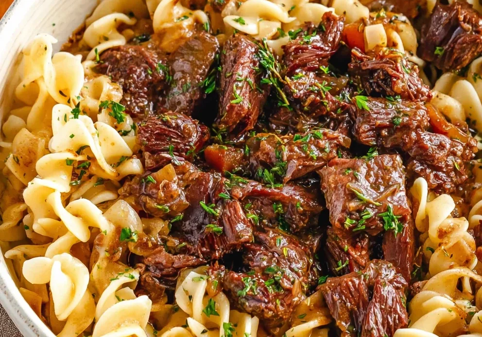 Grandma’s Beef and Noodles