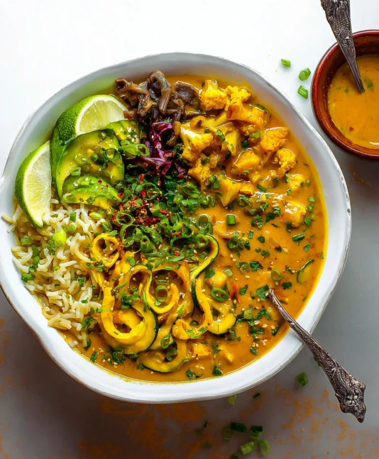 Curried Satay Veggie Bowls