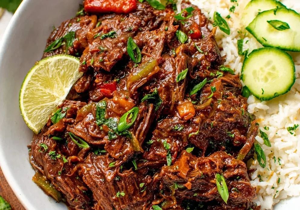 Coconut Curry Shredded Beef