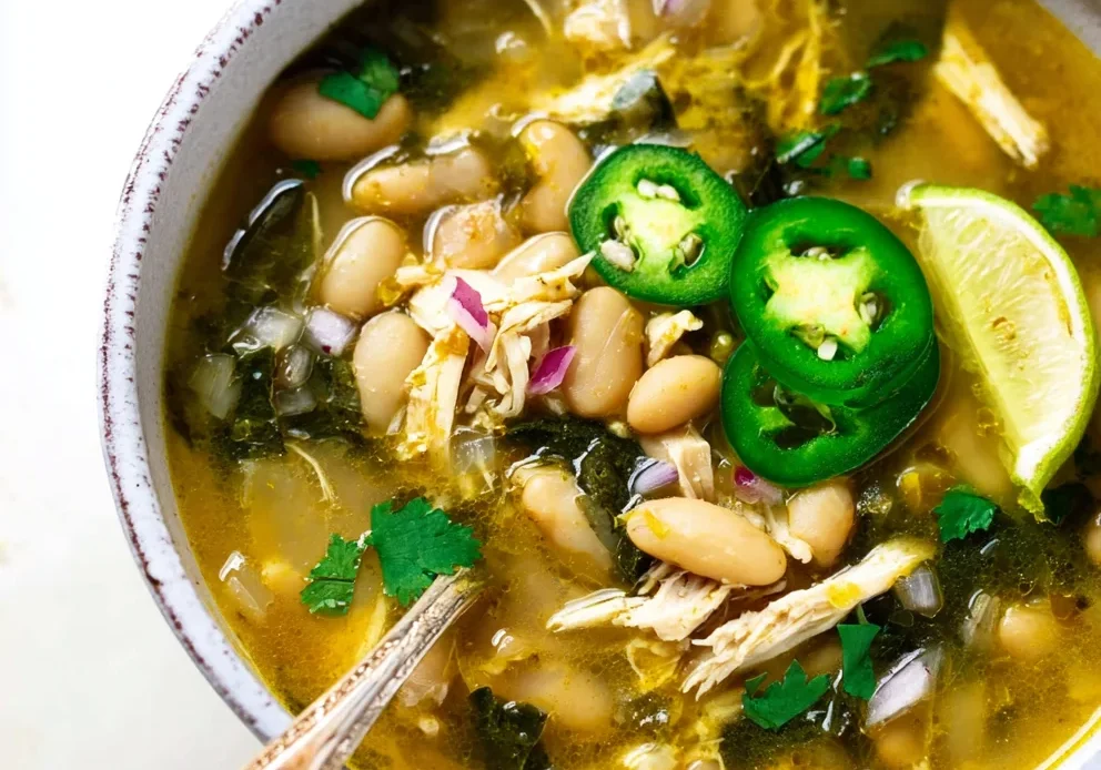 Poblano White Chicken Chili