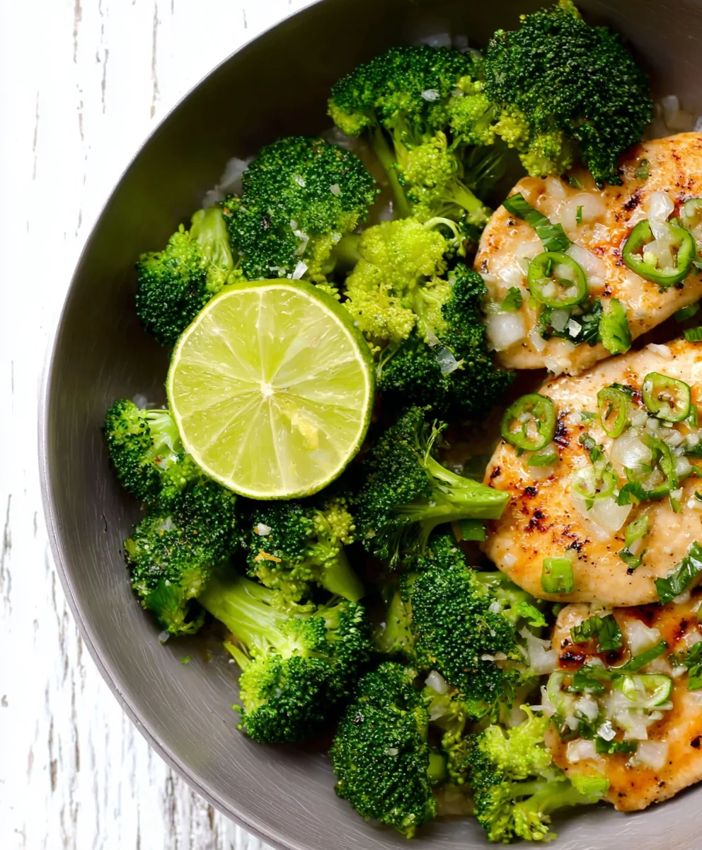 Coconut Lime Chicken and Broccoli