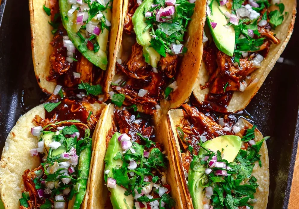 Mole Chicken Tacos