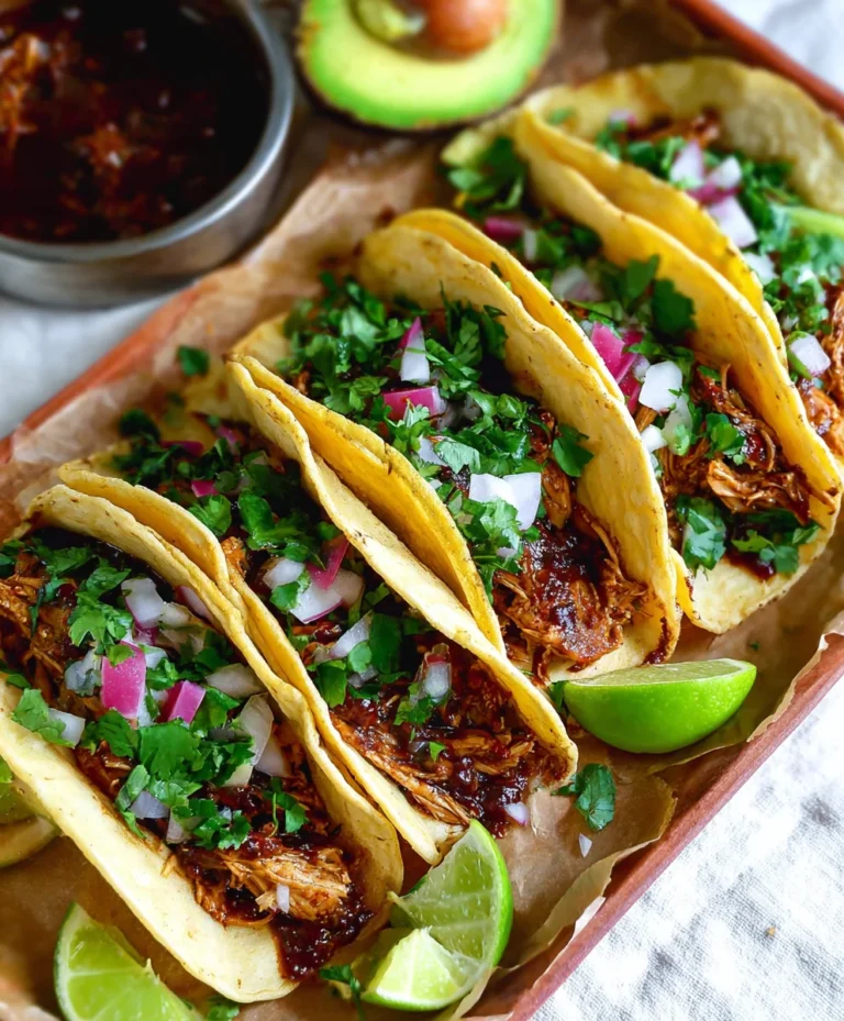 Mole Chicken Tacos