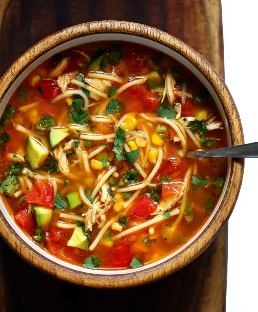 Mexican Chicken Noodle Soup