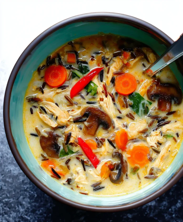 Thai Chicken Wild Rice Soup