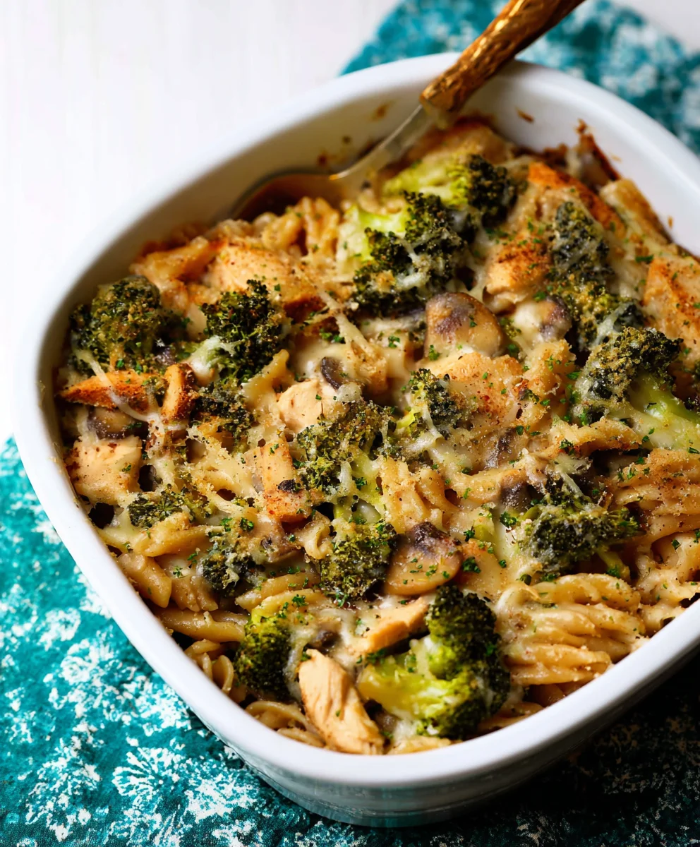 Healthier Broccoli Chicken Casserole