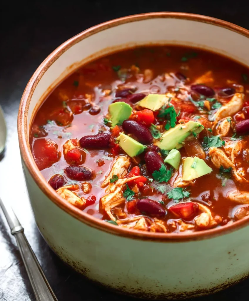 20-Minute Chipotle Chicken Chili