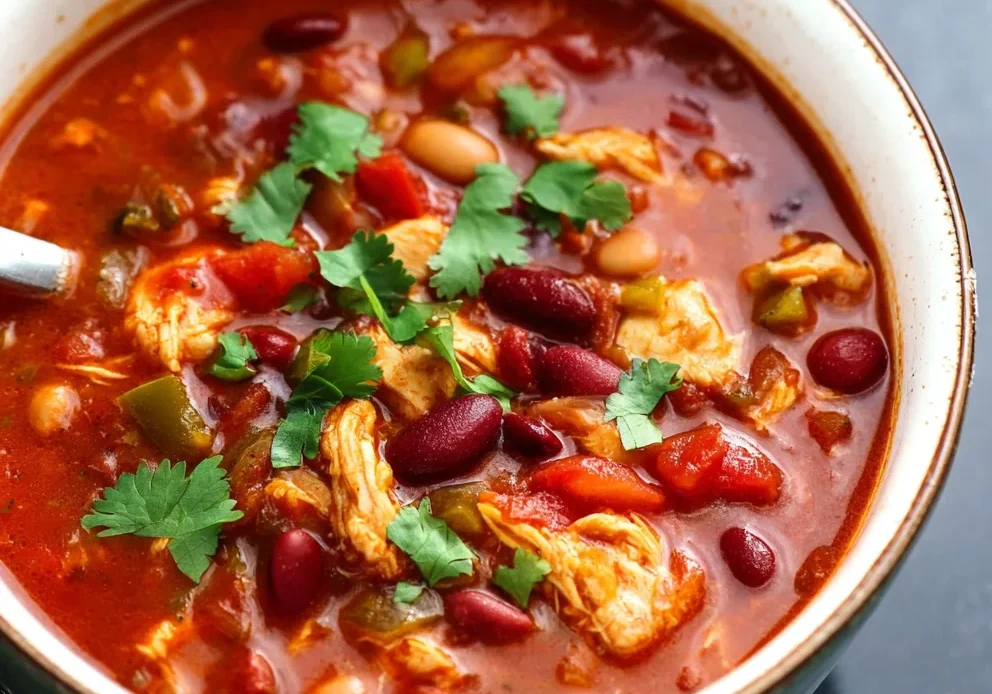 20-Minute Chipotle Chicken Chili