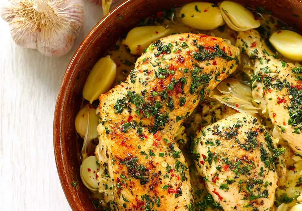 Garlic Lovers Baked Chicken