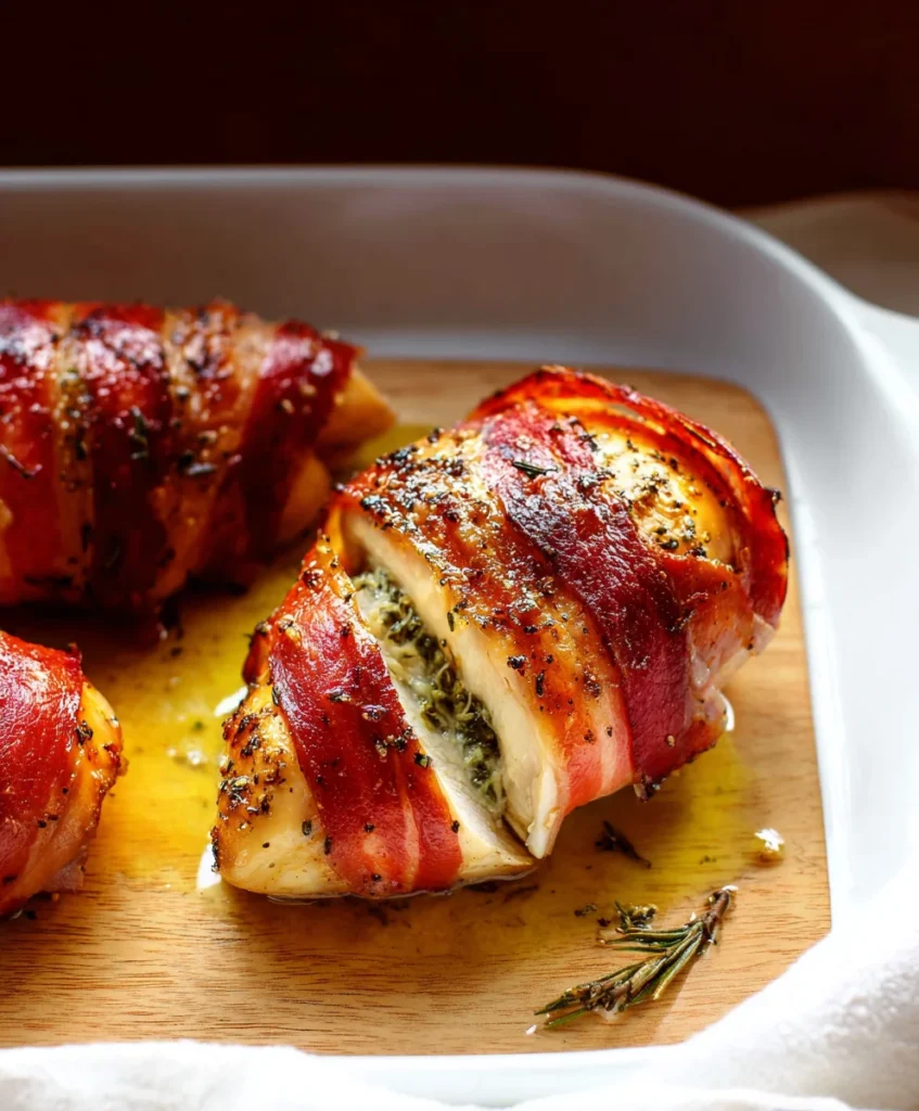 Prosciutto-Wrapped Baked Chicken