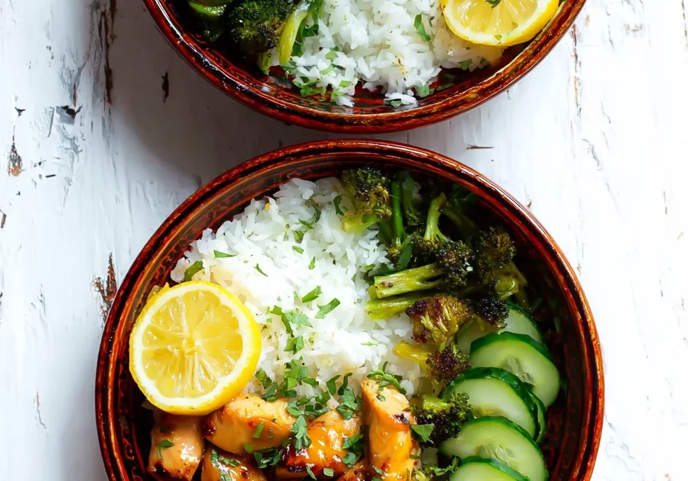 Honey Lemon Chicken Bowls (Meal Prep)