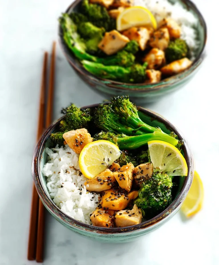 Honey Lemon Chicken Bowls (Meal Prep)