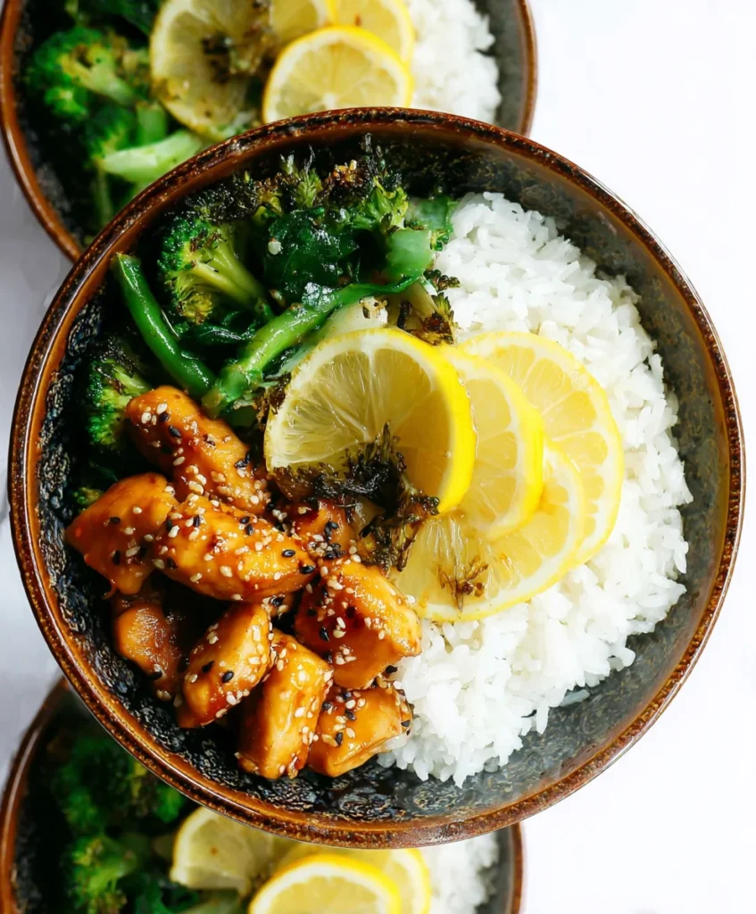 Honey Lemon Chicken Bowls (Meal Prep)