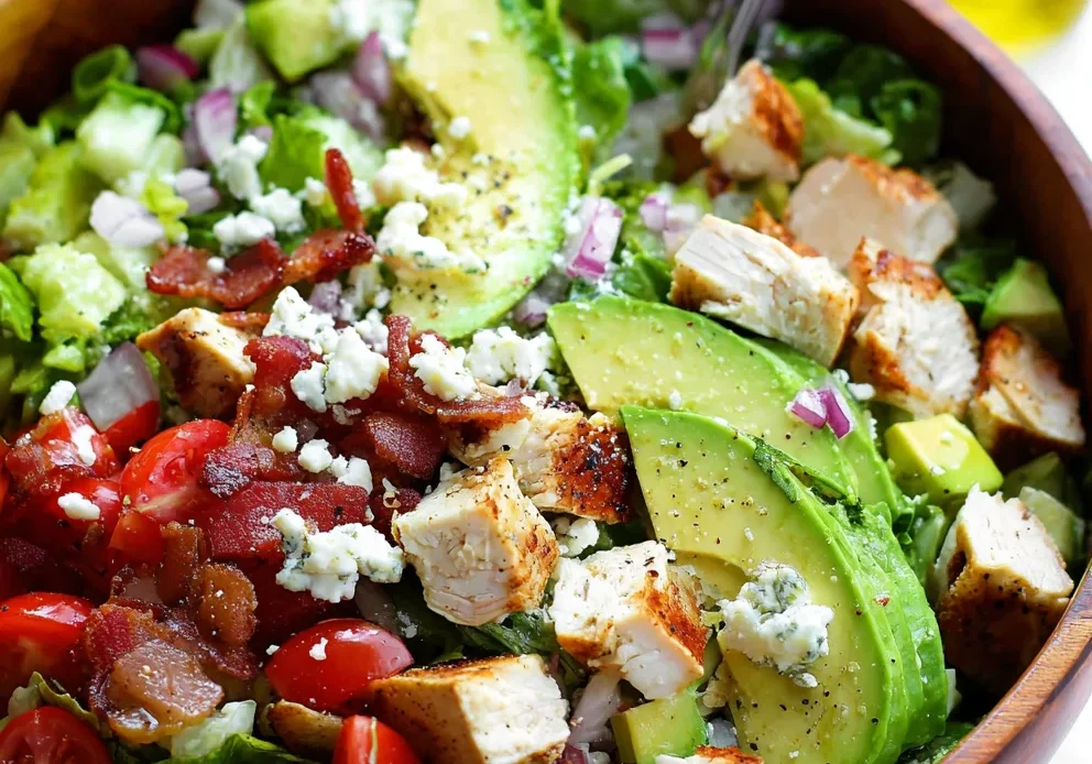 Chicken, Bacon and Avocado Chopped Salad