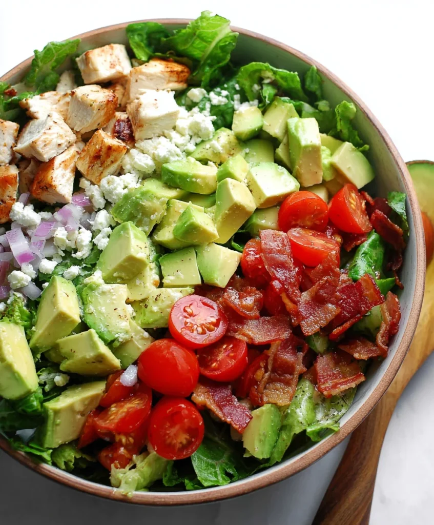 Chicken, Bacon and Avocado Chopped Salad
