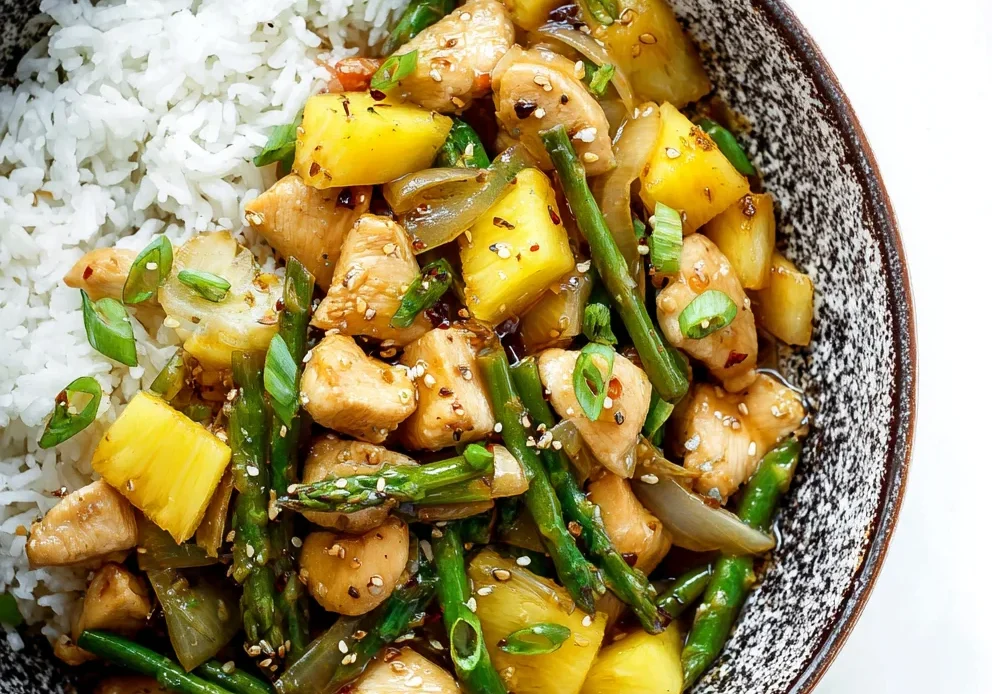 Pineapple Ginger Chicken Stir-Fry
