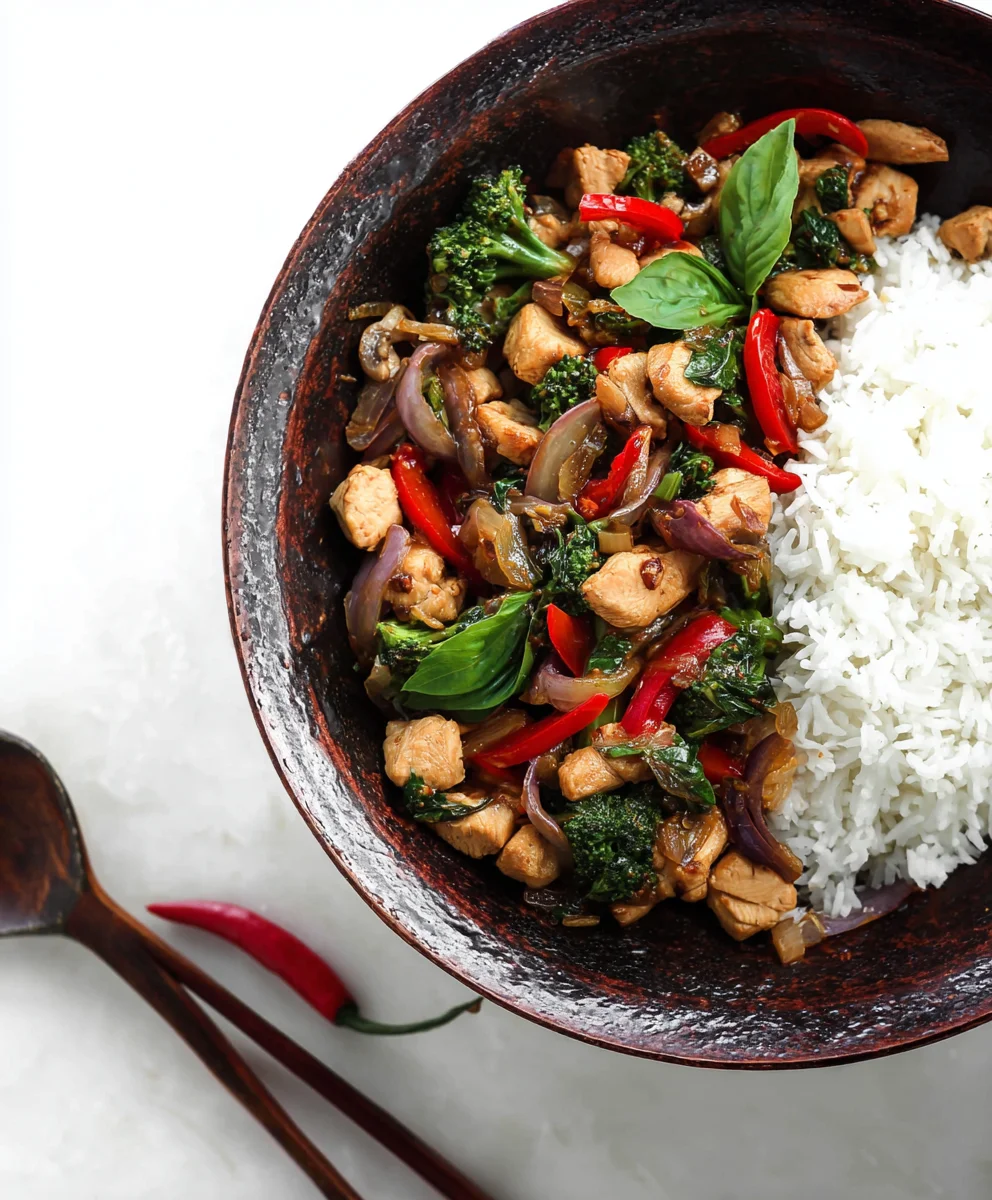 20-Minute Thai Basil Chicken
