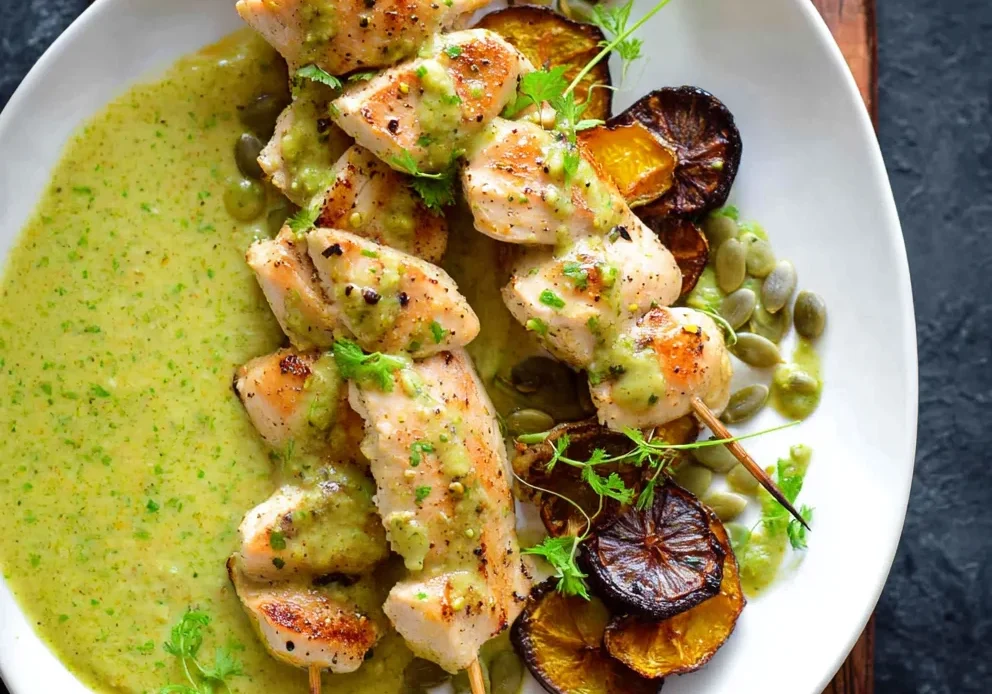 Chicken with Pumpkin Seed Sauce (Chicken Pepián)