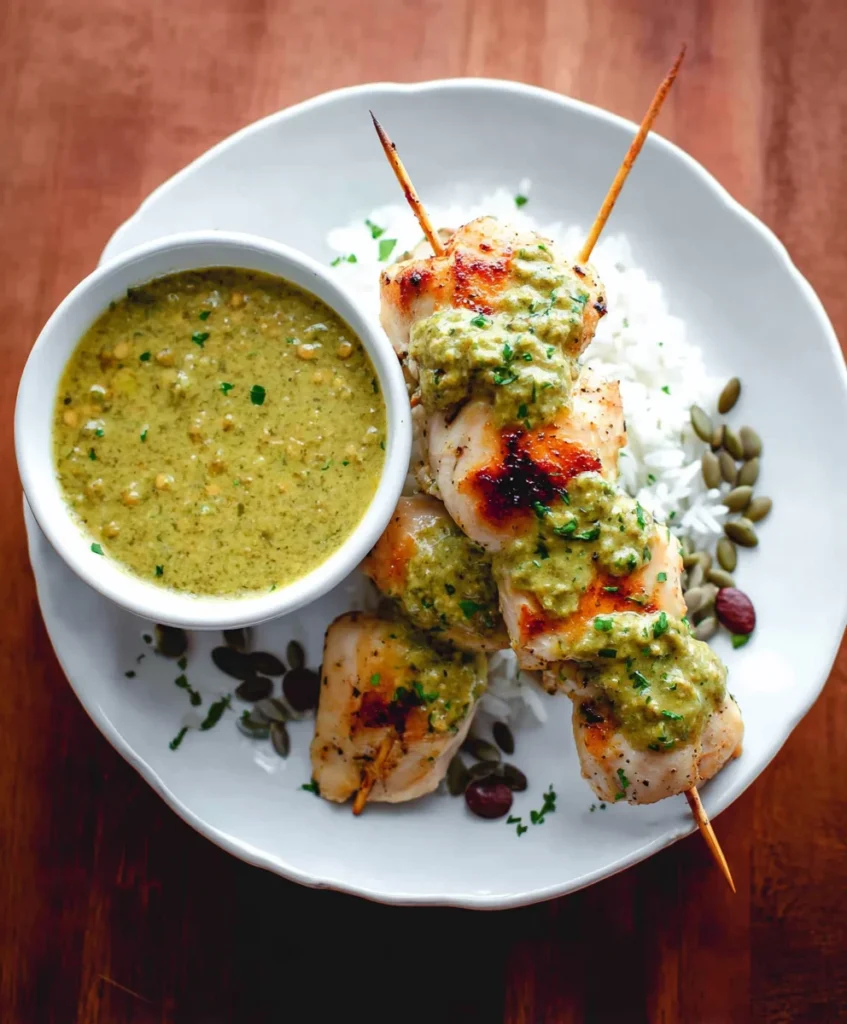 Chicken with Pumpkin Seed Sauce (Chicken Pepián)