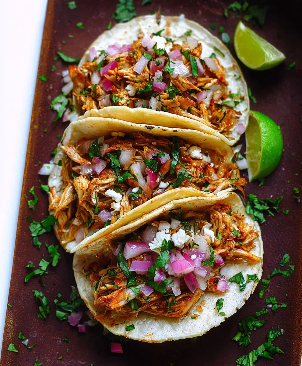 Slow Cooker Crispy Chicken Carnitas