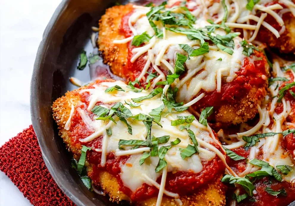 Spicy Baked Chicken Parmesan