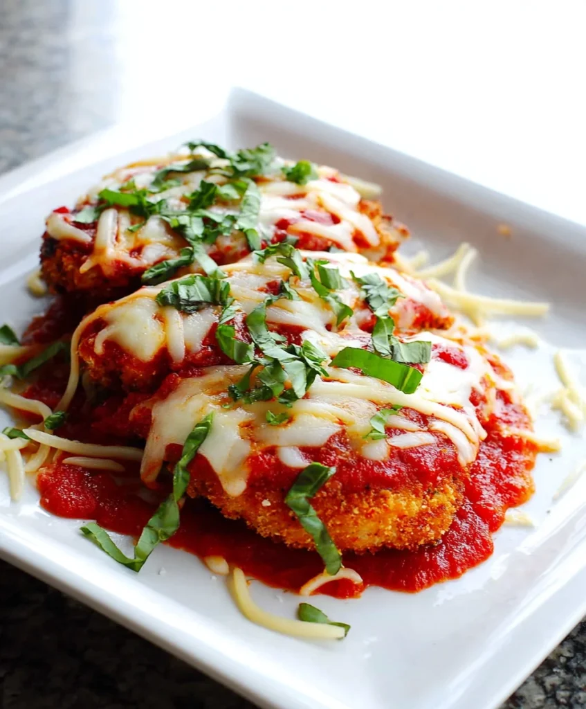 Spicy Baked Chicken Parmesan