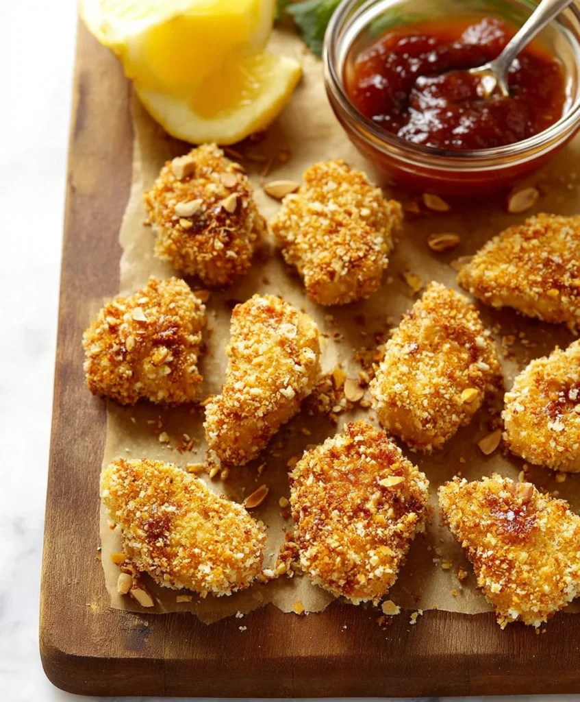Almond-Crusted Chicken Nuggets