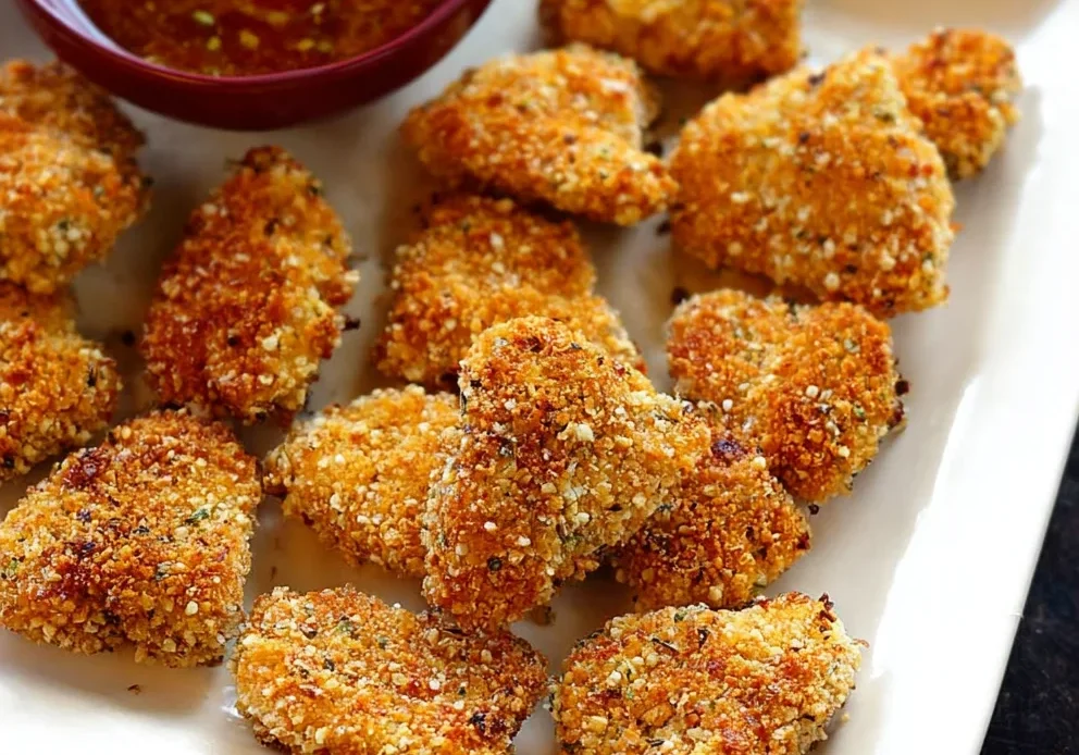Almond-Crusted Chicken Nuggets