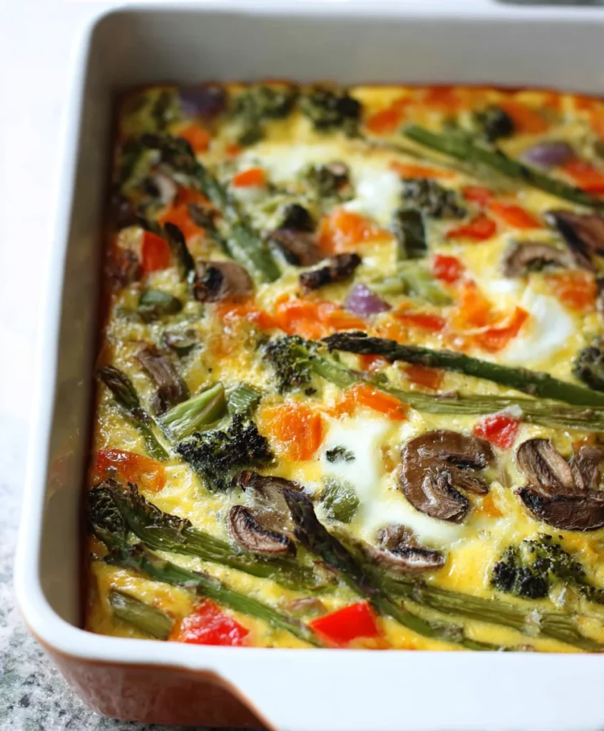Spring Vegetable Egg Casserole
