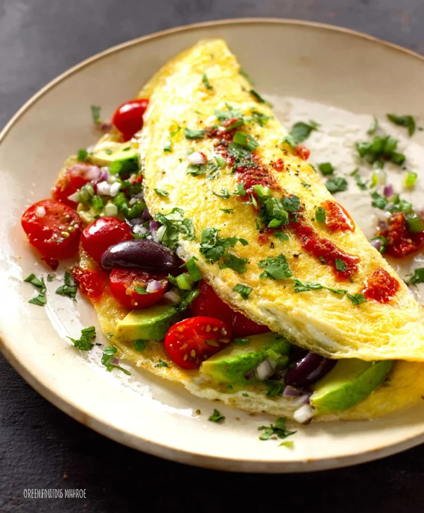 Mexican Egg White Omelet
