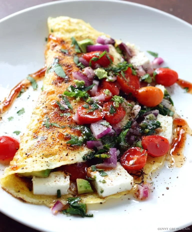 Mexican Egg White Omelet