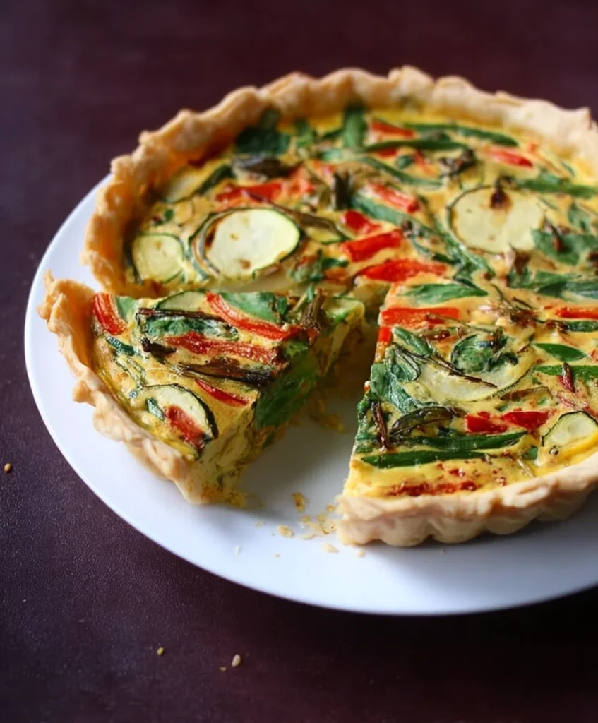 Dairy-Free Vegetable Quiche (with eggs)