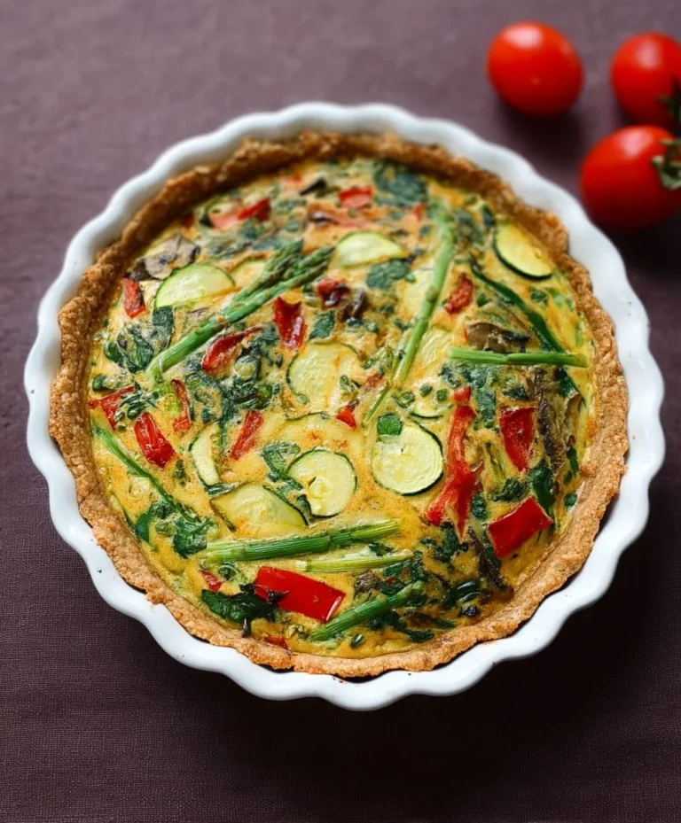 Dairy-Free Vegetable Quiche (with eggs)