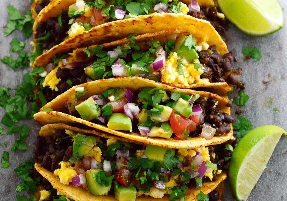 Black Bean Breakfast Tacos
