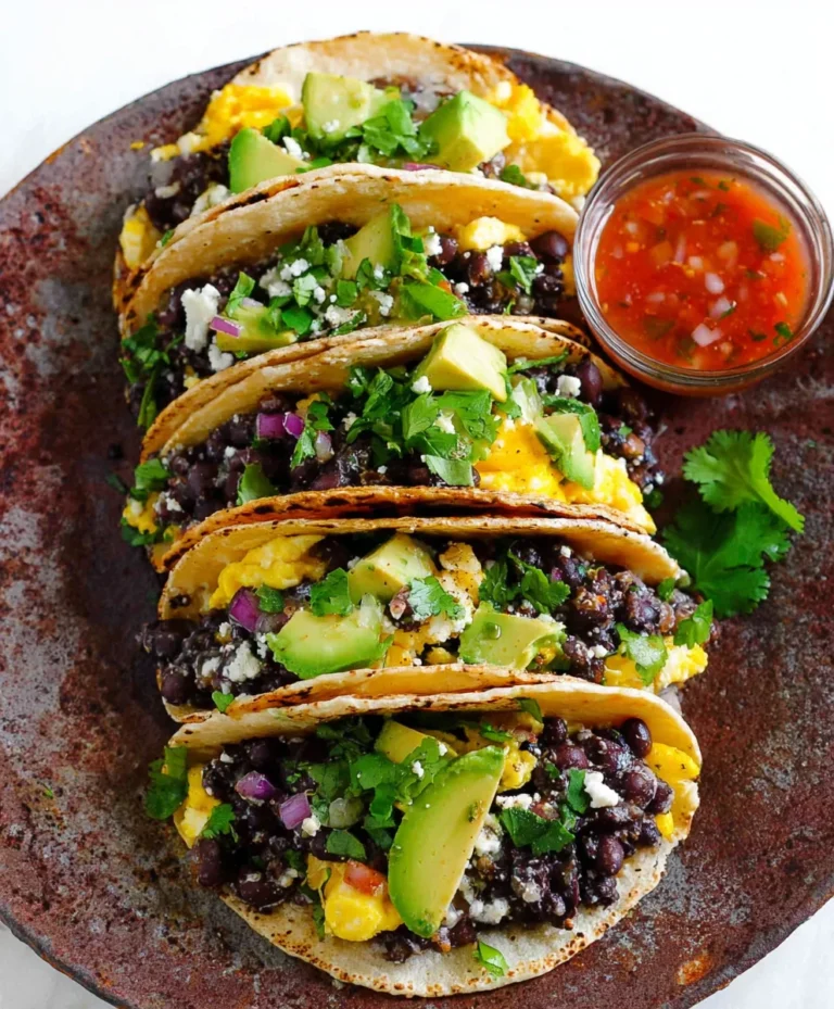 Black Bean Breakfast Tacos